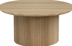 Couchtisch Lagos - Ø80x38cm - Eiche Dekor