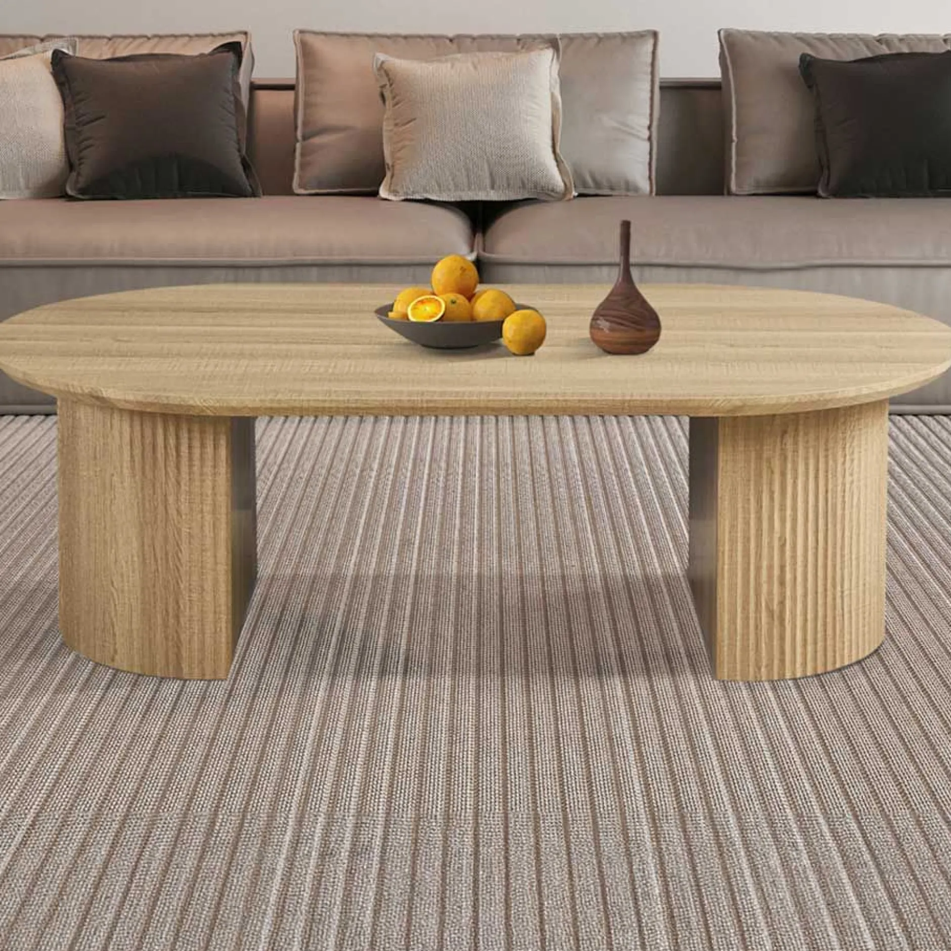 Couchtisch Lagos - 120x70x38cm - Eiche Dekor