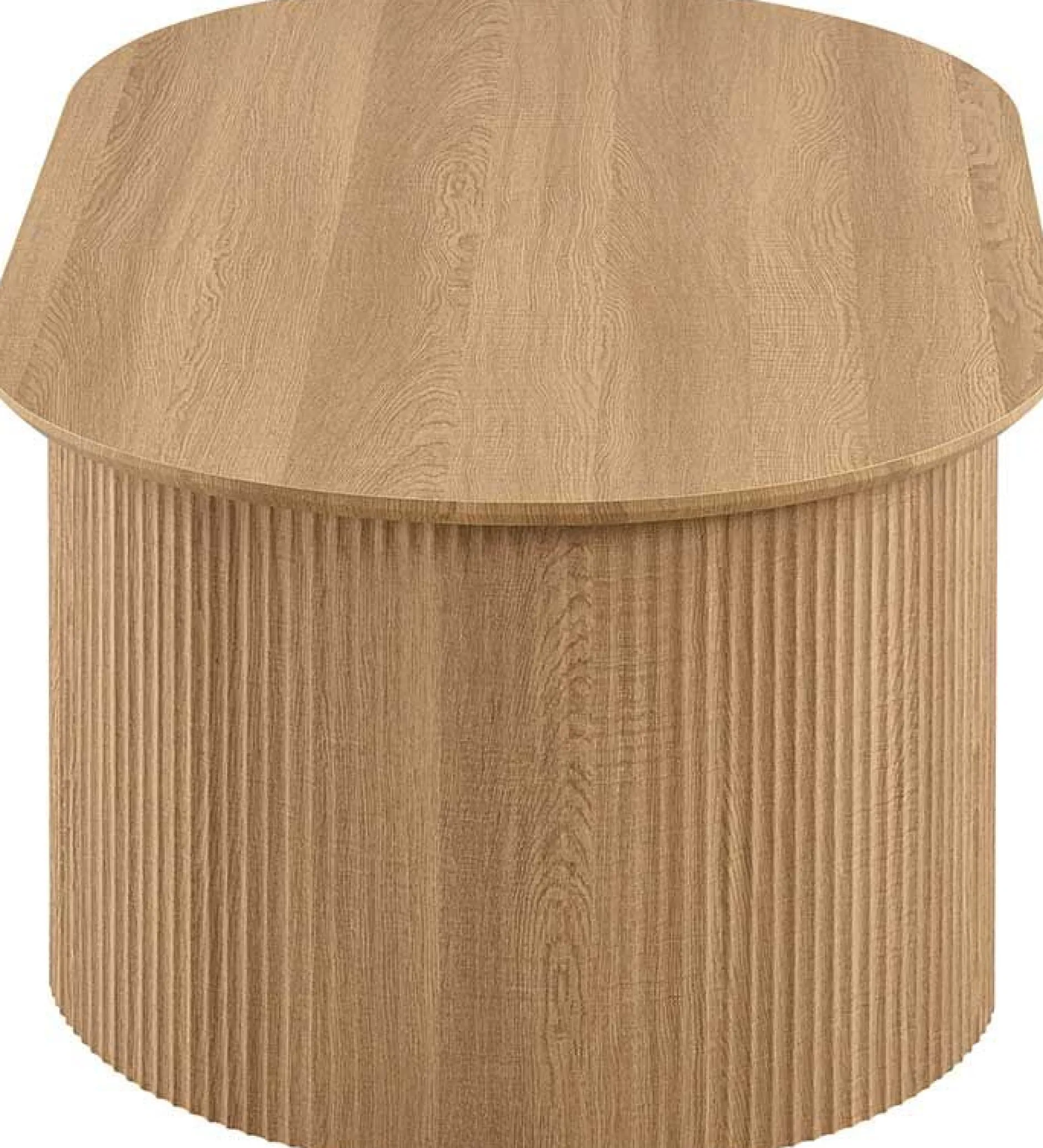 Couchtisch Lagos - 120x70x45cm - verstellbar - mit Ablage - Eiche Dekor