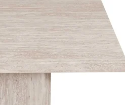 Couchtisch Litar - 125x65x42cm - beige Travertin