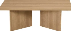 Couchtisch Litar - 125x65x42cm - Eiche Dekor