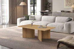 Couchtisch Litar - 125x65x42cm - Eiche Dekor