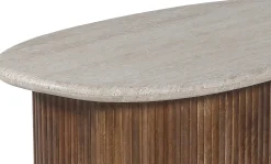 Couchtisch Louis | 90 x 55 x 40 cm | Travertin Beige
