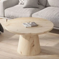 Couchtisch Lukas | Ø80 x 45 cm | Old Oak Design