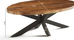 Couchtisch Madeira | 130 x 70 x 45 | Mangolienholz-Design