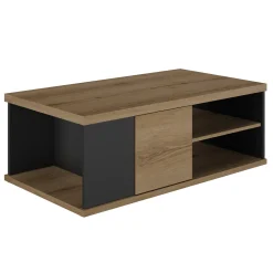 Couchtisch Magda | 110 x 60 x 40 cm | Brown Matte Black