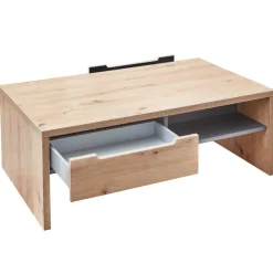 Couchtisch Medina 110x65cm 2 Schubladen - Eiche