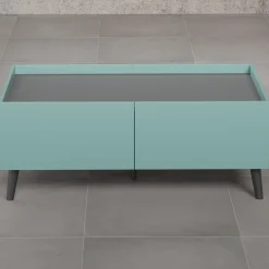 Couchtisch Melton | 110 x 60 x 44 cm | Anthrazitblau