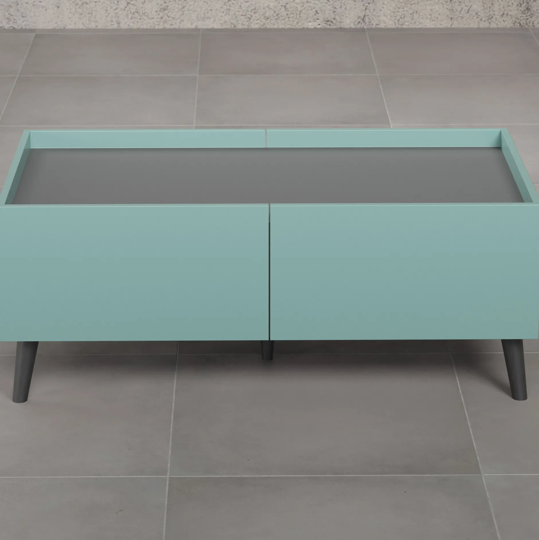 Couchtisch Melton | 110 x 60 x 44 cm | Anthrazitblau