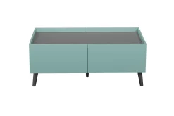 Couchtisch Melton | 110 x 60 x 44 cm | Anthrazitblau