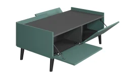 Couchtisch Melton | 110 x 60 x 44 cm | Anthrazitblau