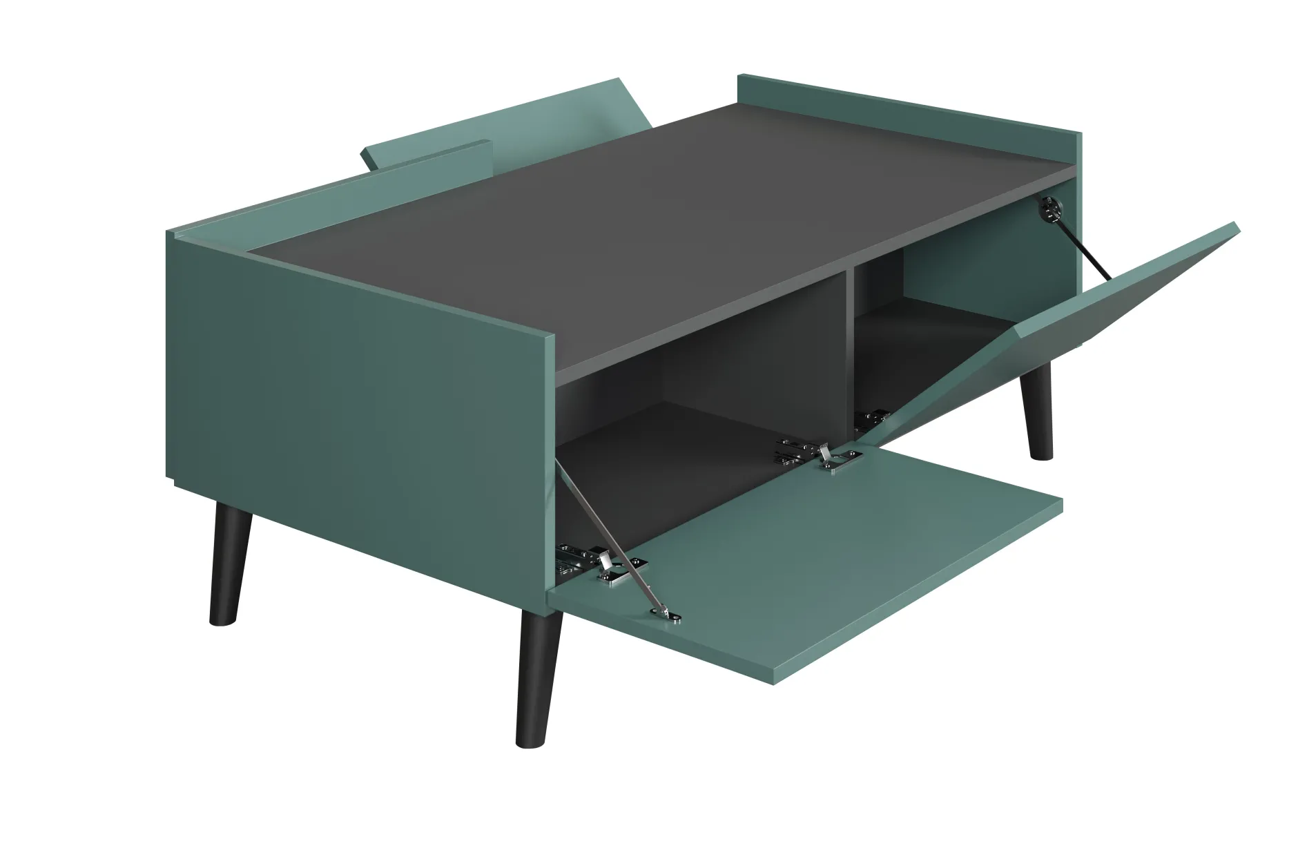 Couchtisch Melton | 110 x 60 x 44 cm | Anthrazitblau