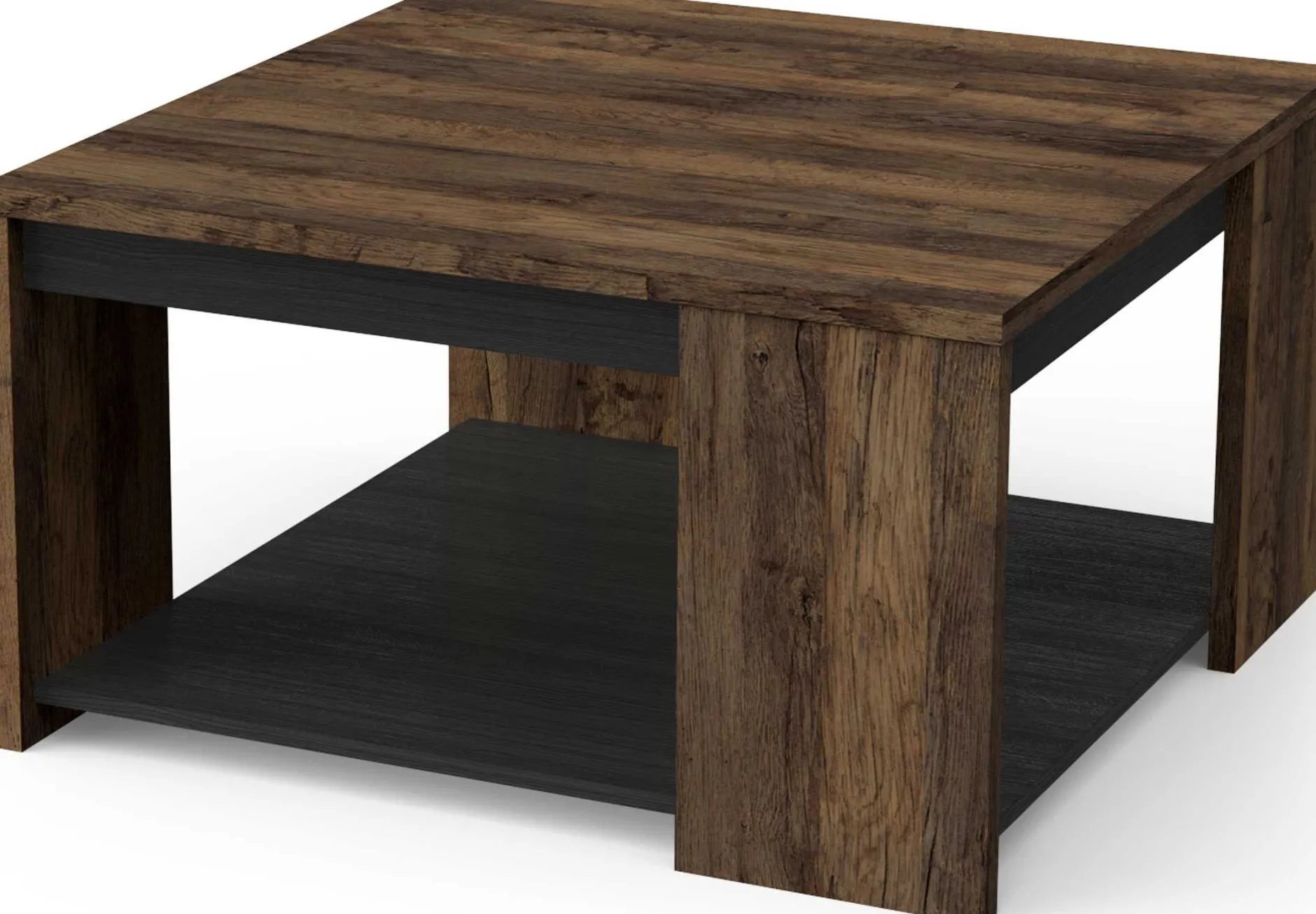 Couchtisch Monaco | 80 x 80 x 44,2 cm | Braun