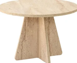 Couchtisch Mushroom - 100% MELAMINE - Travertin - 60 x 40 x 60 cm