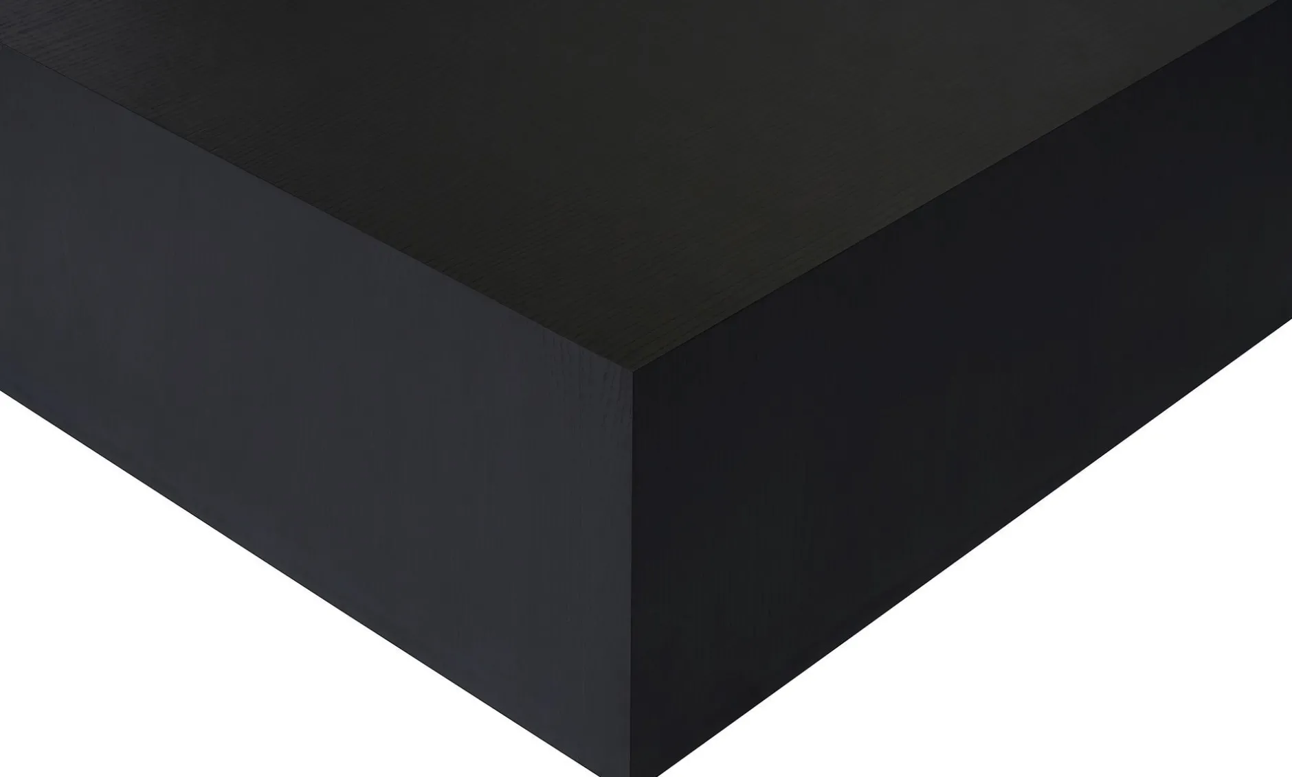 Couchtisch Prizma - 100% MDF - Holzschwarz - 35 x 90 x 90 cm