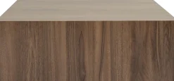 Couchtisch Prizma - 100% MDF - Walnuss - 35 x 90 x 90 cm