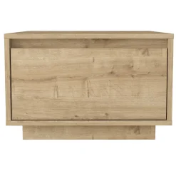 Couchtisch Pura - 60x60x40cm mit Ablageschublade - Eiche Dekor
