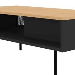 Couchtisch Renée 100 cm - Eiche/schwarz