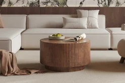 Couchtisch Runaway | Ø70 x 38 cm | Mangoholz