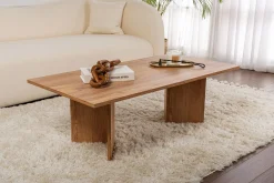 Couchtisch Sabin - 100% MELAMINE - Atlantik-Kiefer - 40 x 60 x 119 cm