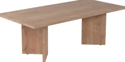 Couchtisch Sabin - 100% MELAMINE - Saphireiche - 40 x 60 x 119 cm