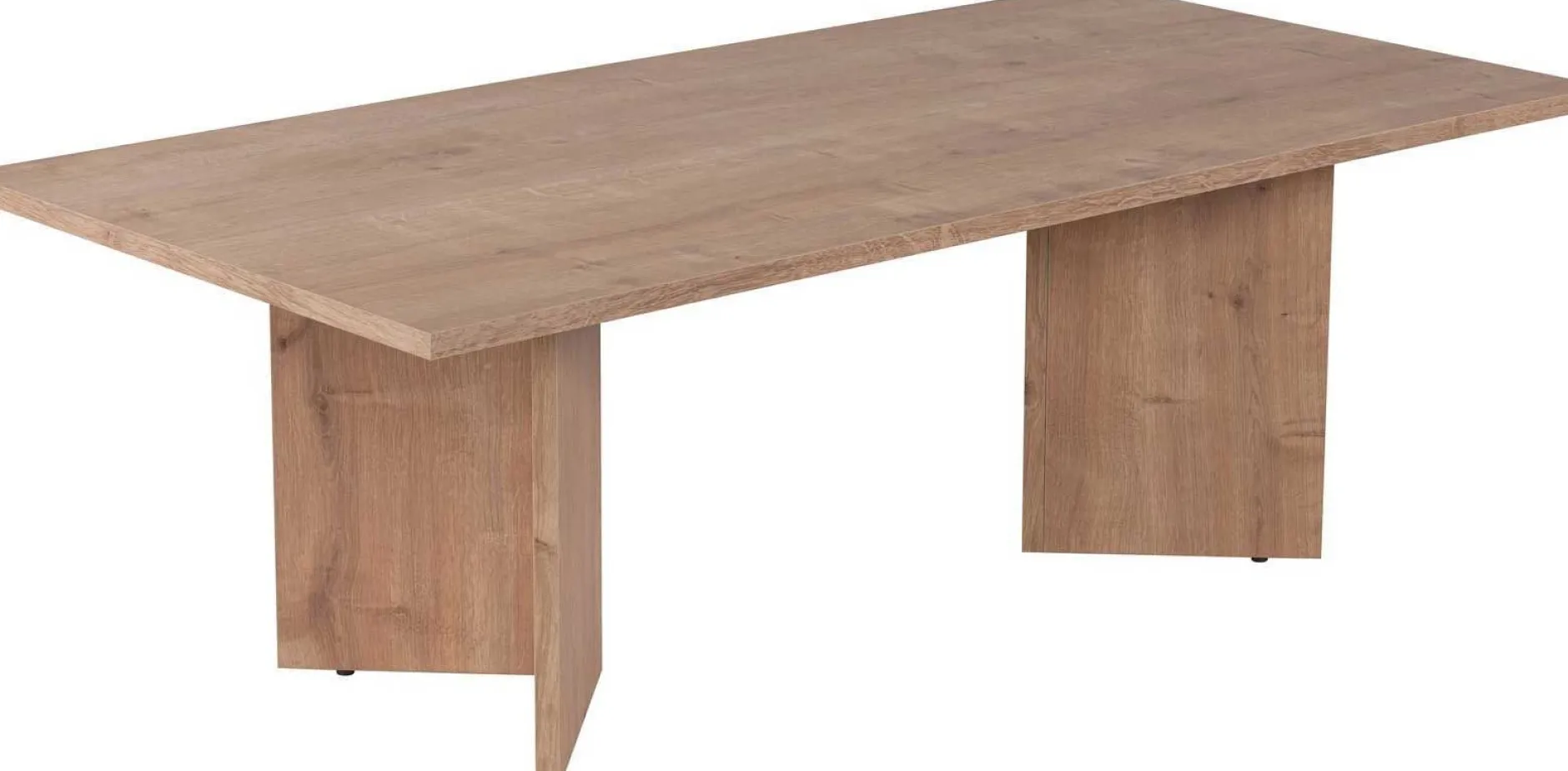Couchtisch Sabin - 100% MELAMINE - Saphireiche - 40 x 60 x 119 cm