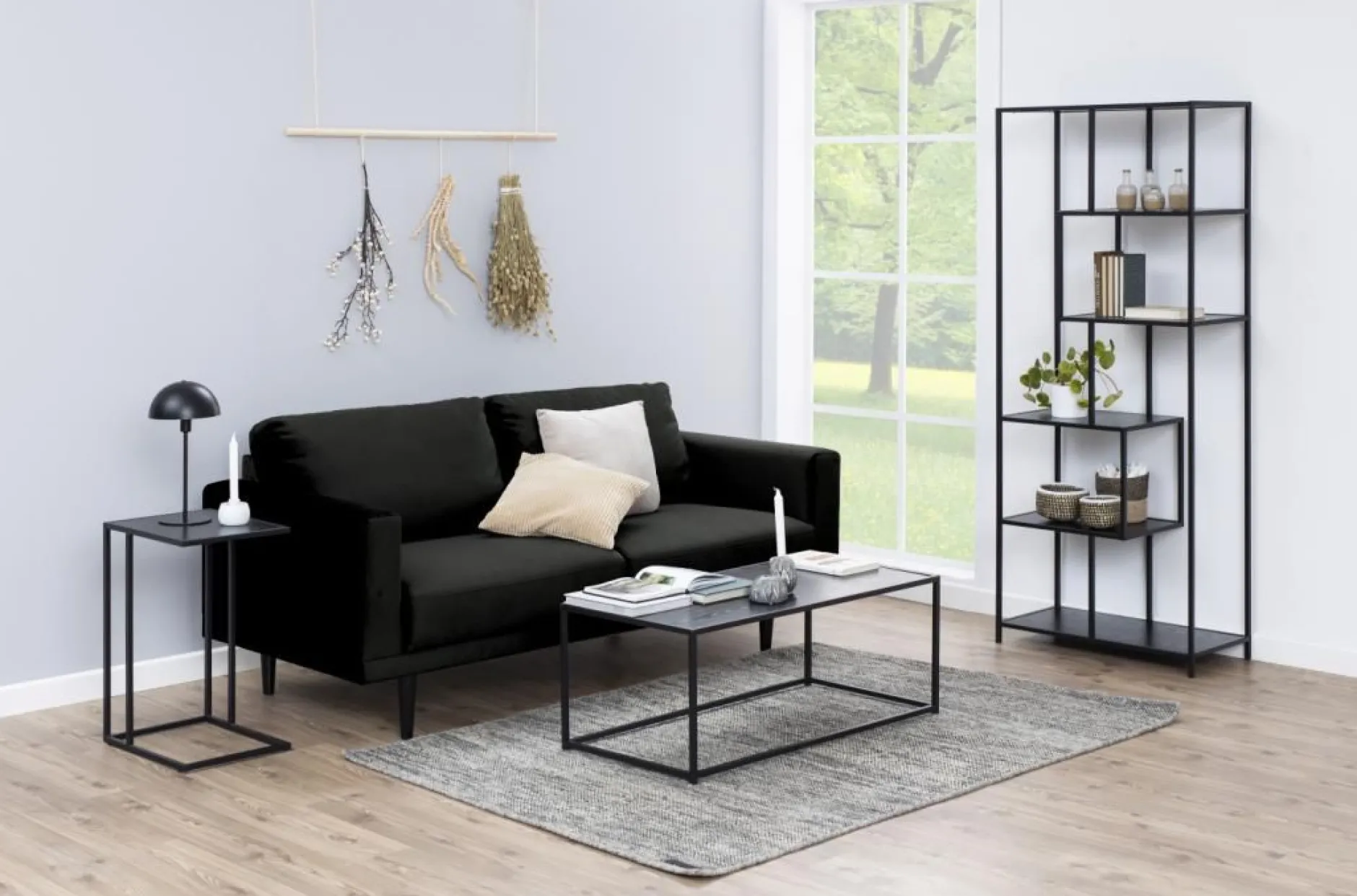 Couchtisch Seaford 100x50 - schwarz