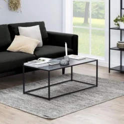 Couchtisch Seaford 100x50 - schwarz