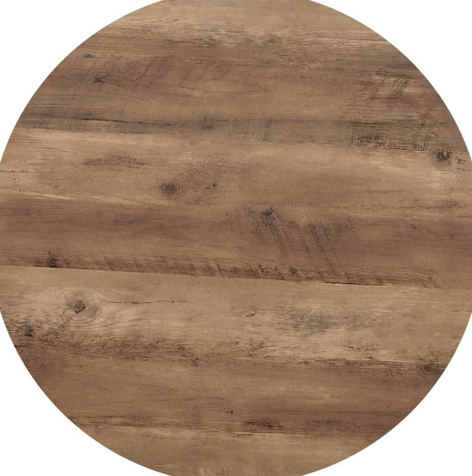 Couchtisch-Set Aziz - Ø50x50cm und Ø80x45cm - Mangoholz/schwarz