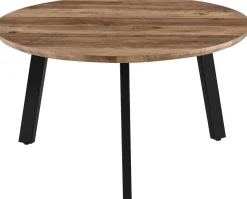 Couchtisch-Set Aziz - Ø50x50cm und Ø80x45cm - Mangoholz/schwarz