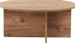 Couchtisch Soleil - 100% MELAMINE - Atlantik-Kiefer - 40 x 90 x 90 cm