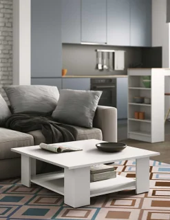 Couchtisch Square 67x67 - weiß