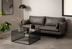Couchtisch Strington 80x80 cm - schwarz