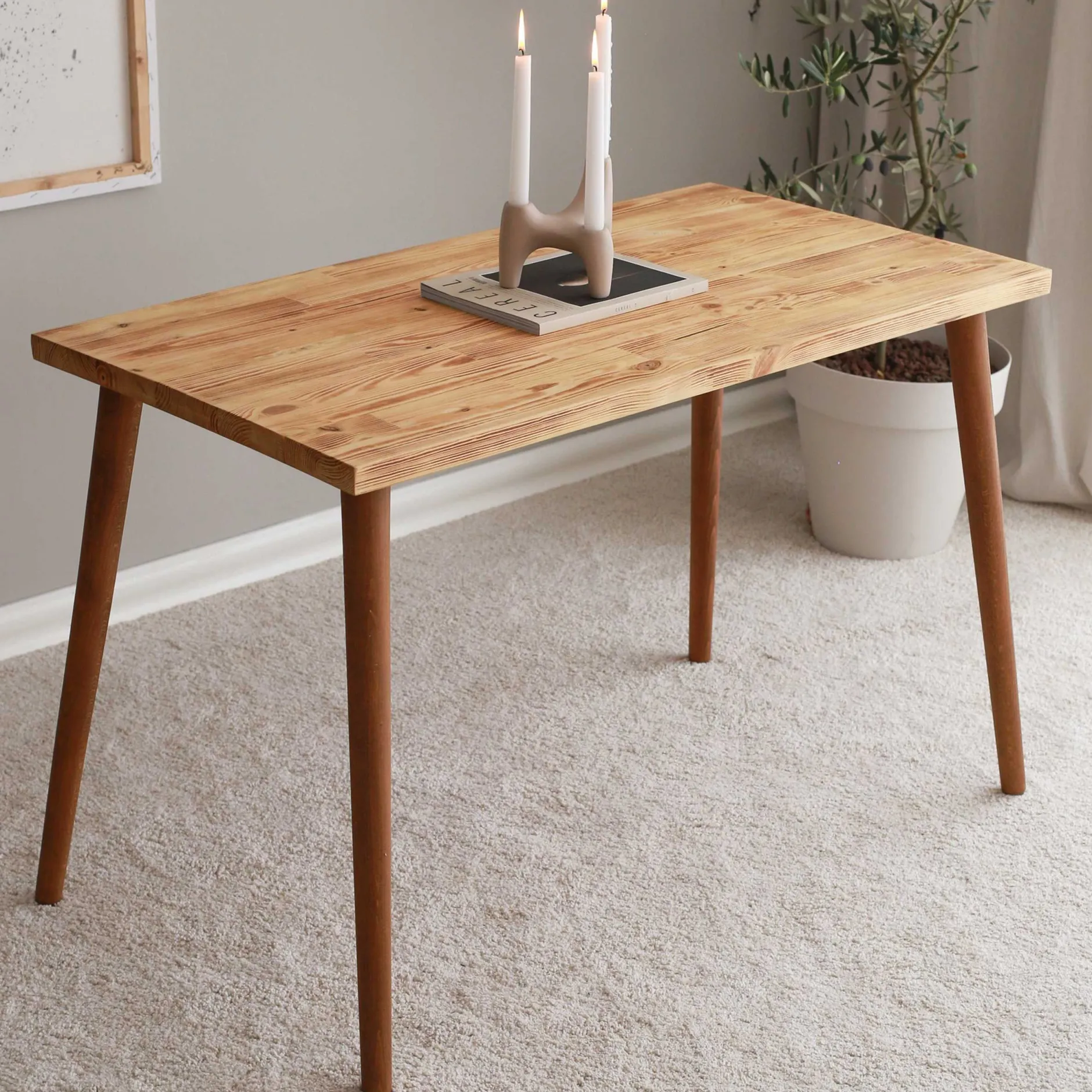 Cozy Schreibtisch | Kiefernholz | Eiche