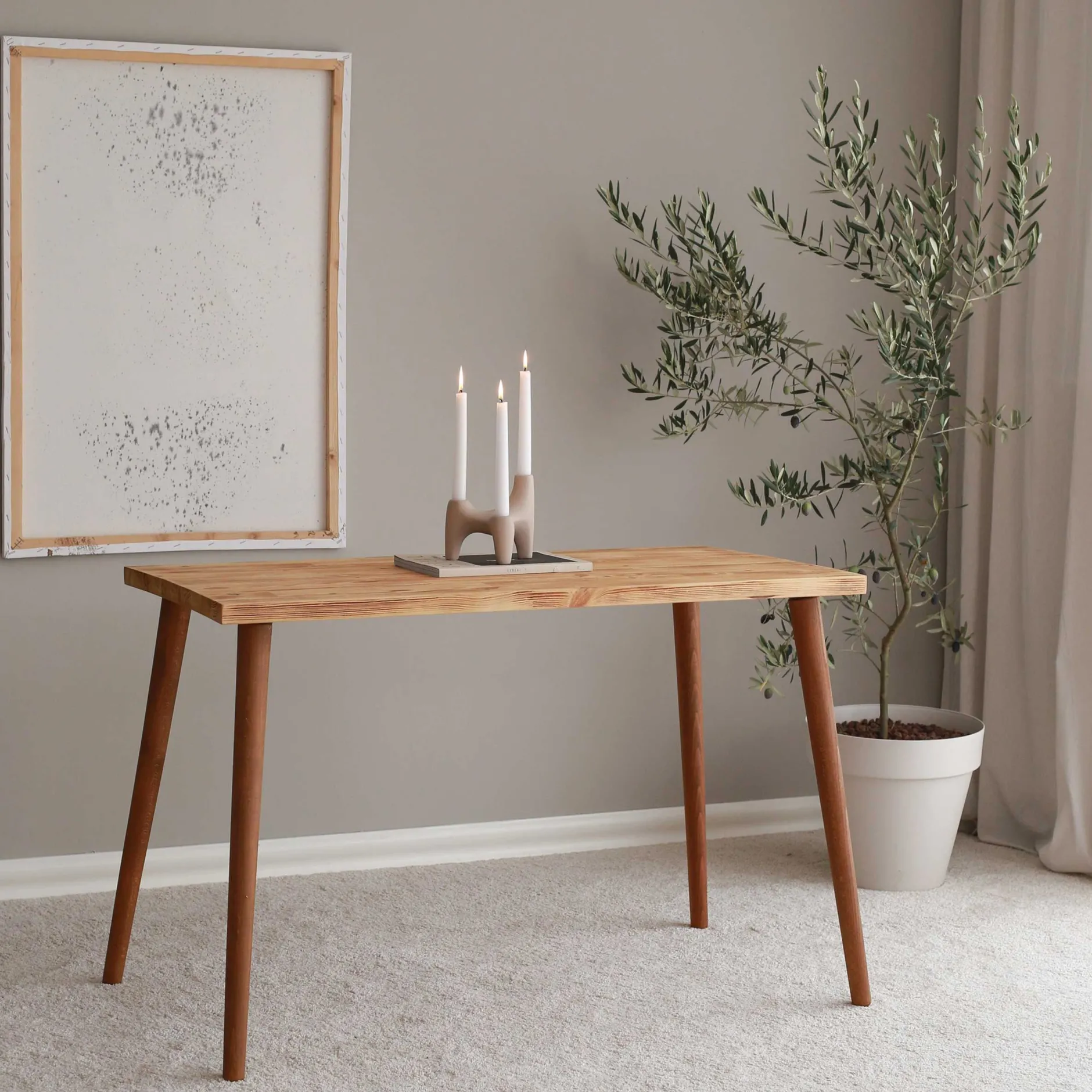 Cozy Schreibtisch | Kiefernholz | Eiche