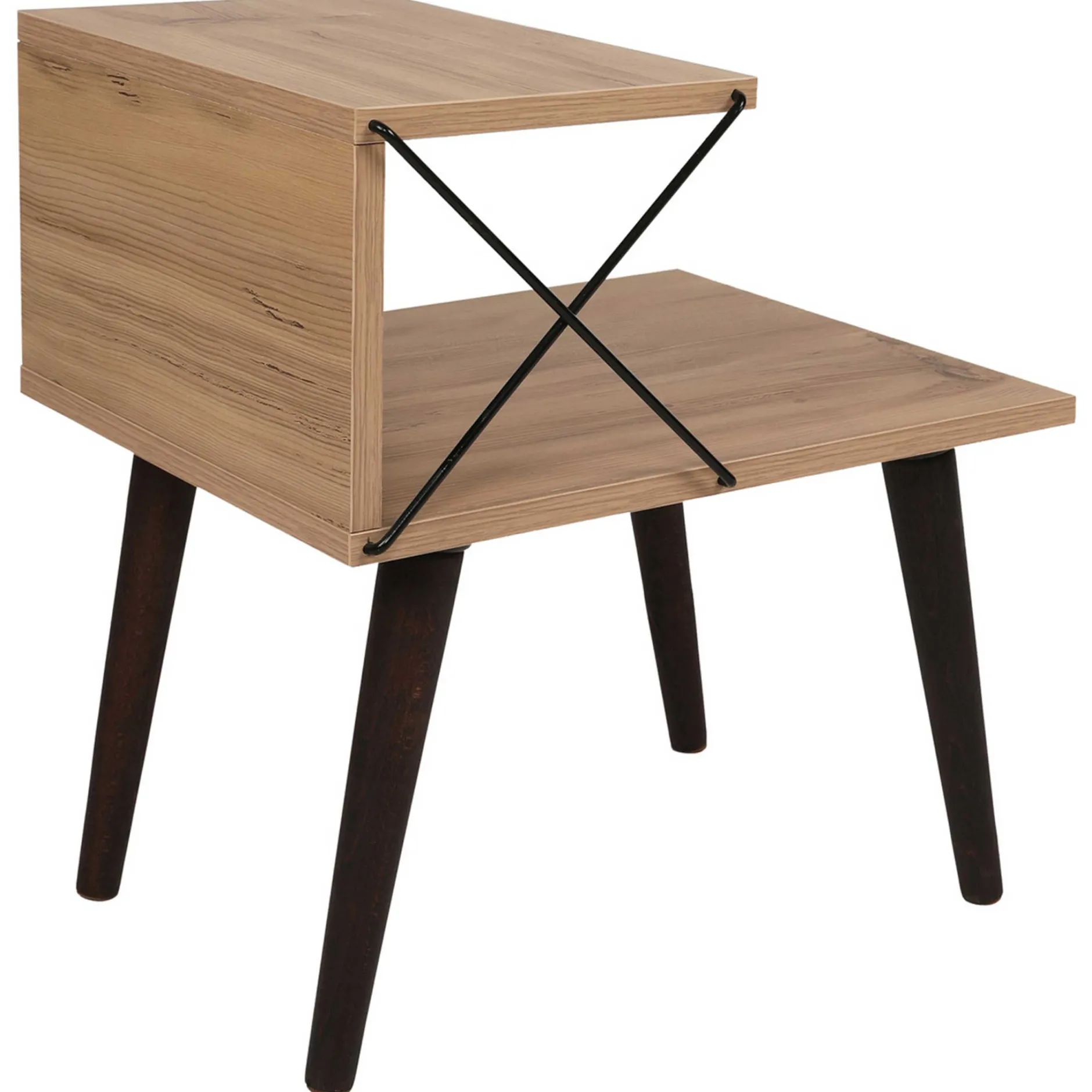 Cross Nachttisch | 100 % MELAMIN | Kiefer