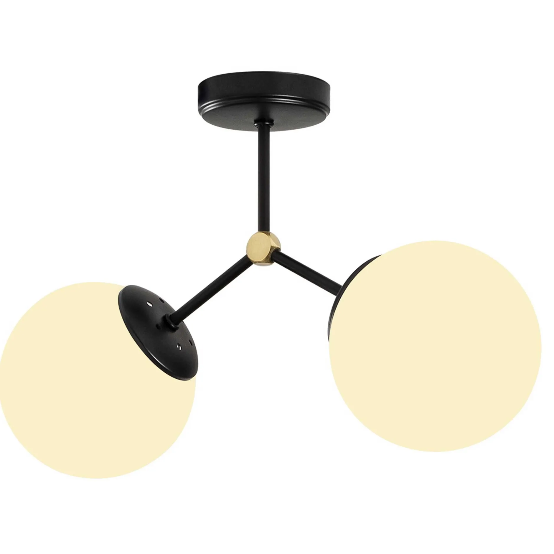 Damar Kronleuchter | METALLGEHÄUSE | Schwarz, Weiß