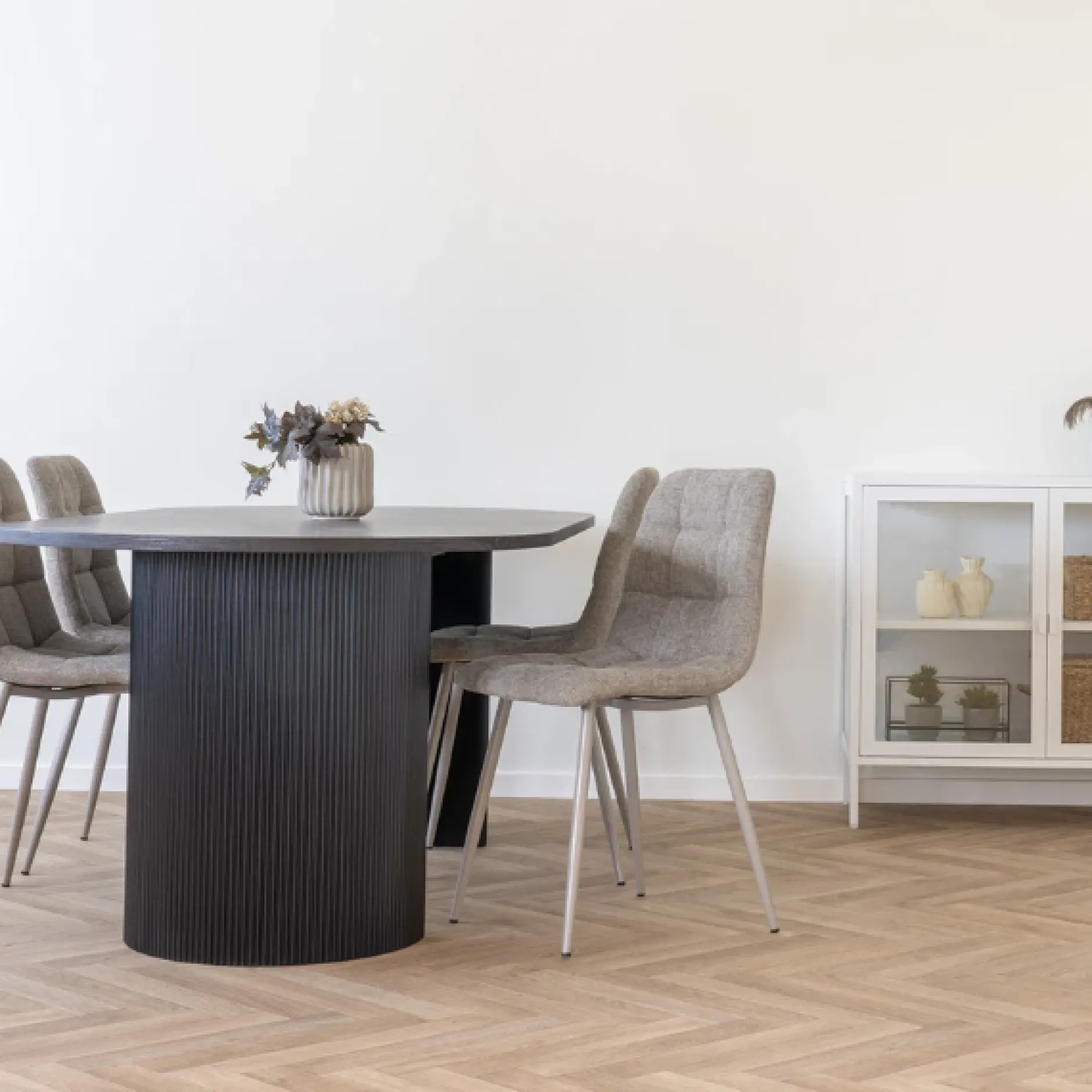 Dark Braun Boavista Esstisch | 100x210x75 cm