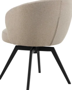 Darlene Esszimmerstuhl - drehbar - beige