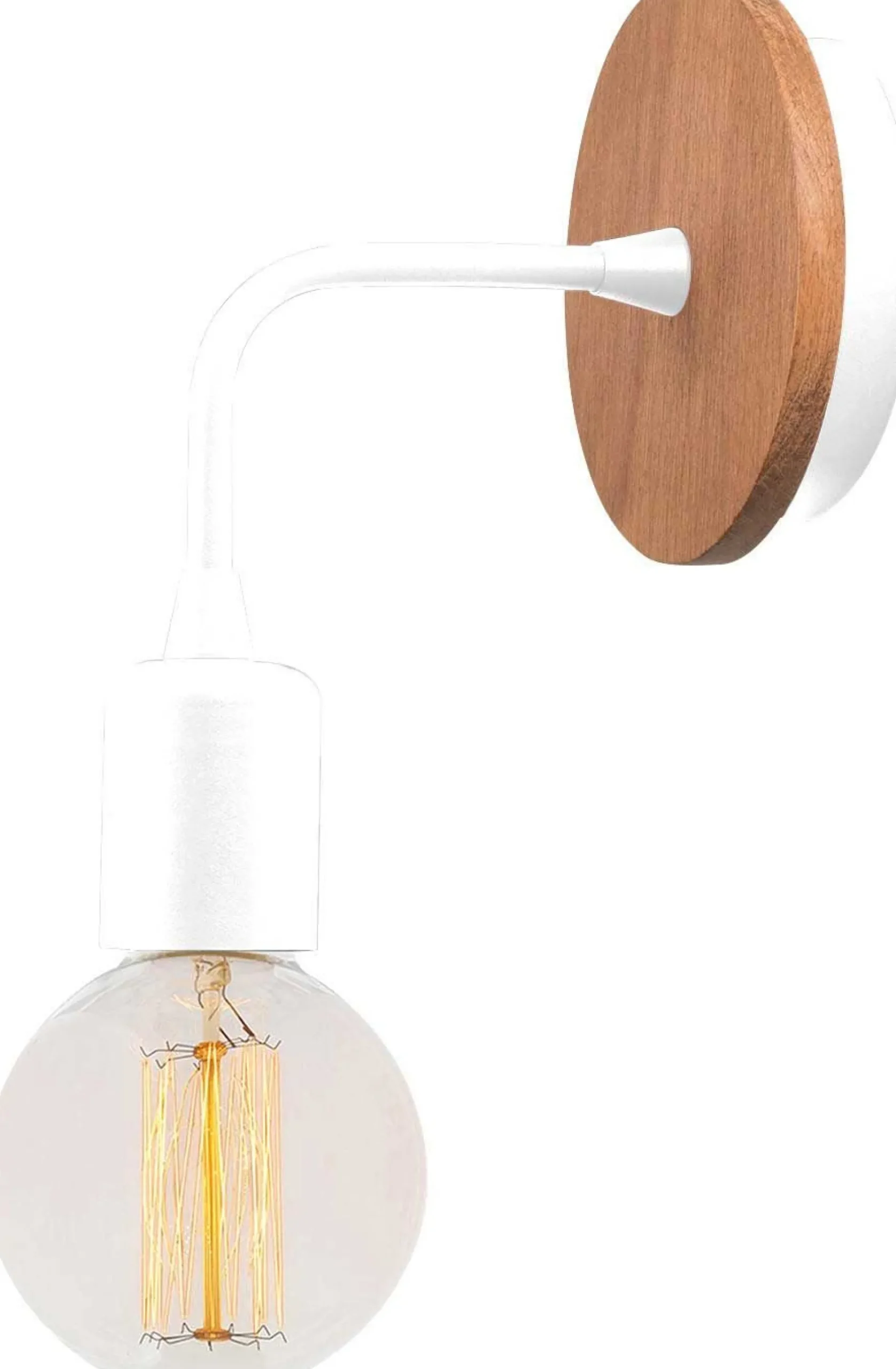 Dartini Wandleuchte | METALLGEHÄUSE | Weiß