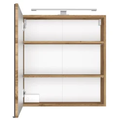 DasaBadezimmer : Spiegelschrank, Waschtischschrank, Säulenschrank - wotan Eiche Dekor