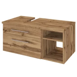 DasaBadezimmer : Spiegelschrank, Waschtischschrank, Säulenschrank - wotan Eiche Dekor