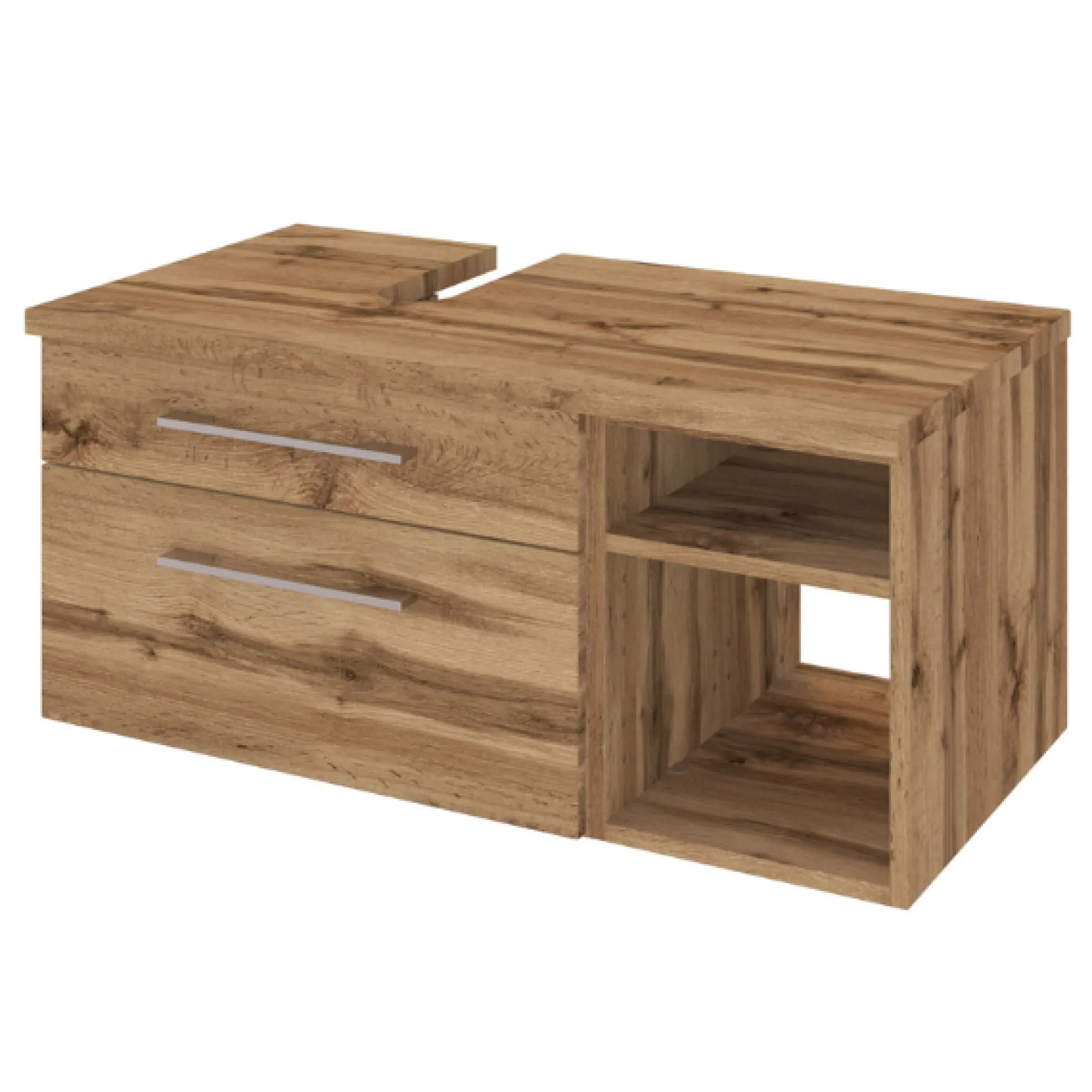 DasaBadezimmer : Spiegelschrank, Waschtischschrank, Säulenschrank - wotan Eiche Dekor
