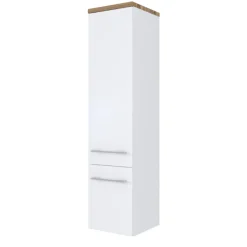 DasaBadezimmer : Säulenschrank, Spiegelschrank, Waschtischschrank, Hängeschränke - weiß
