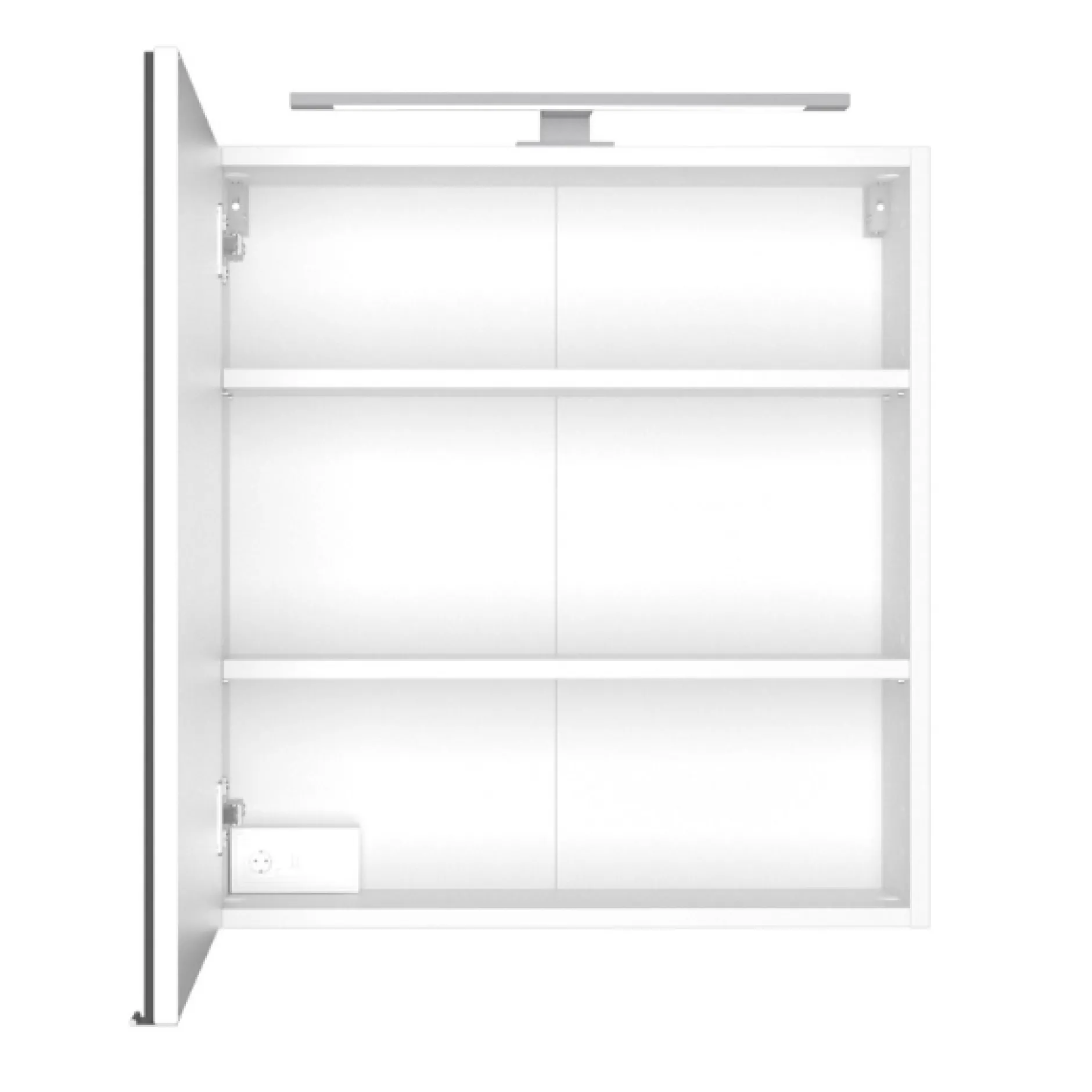 DasaBadezimmer : Säulenschrank, Spiegelschrank, Waschtischschrank - weiß