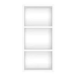 DasaBadezimmer : Wandregale, 2x Spiegel, Waschbeckenschrank, Säulenschrank - weiß