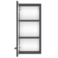 DasaBadezimmer : Wandschränke, Spiegel, Waschbeckenschrank, Wandregal - graphitgrau