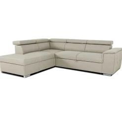 Daytona Ecksofa links - verstellbare Rückenlehnen - beige