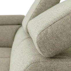 Daytona Ecksofa links - verstellbare Rückenlehnen - beige