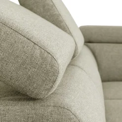 Daytona Ecksofa rechts - verstellbare Rückenlehnen - beige
